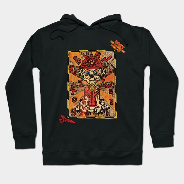 Pyro Pup Hoodie by Daddy's Coloring Books